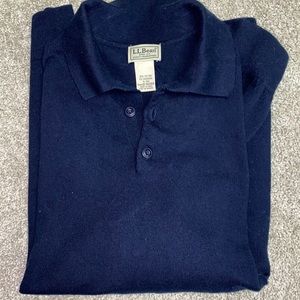 💛LL Bean men’s long sleeved collared shirt